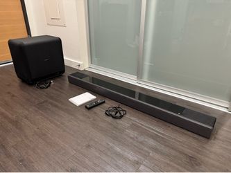 Sony HT-A7000 soundbar and Sony SA-SW5 subwoofer
