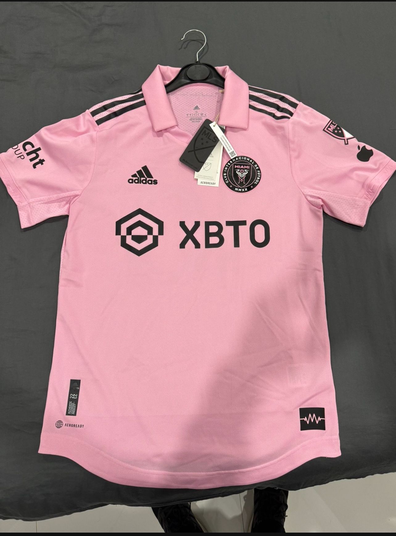 Men's Inter Miami Messi The Heart Beat Kit Authentic Jersey