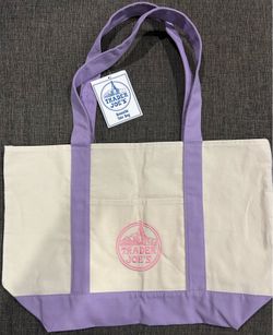 Trader Joe’s Lavender Canvas Tote (Spring limited edition)