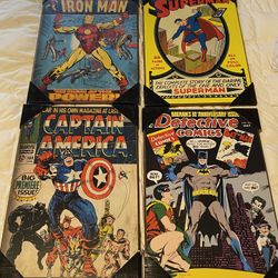 Vintage Unused Marvel Hard Mounted Posters