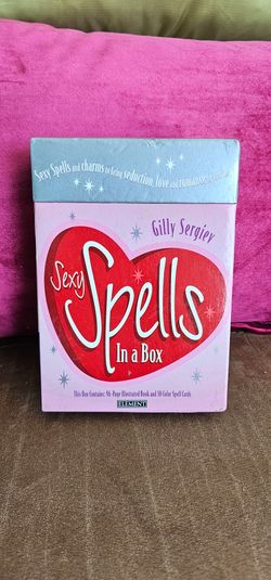 Spells in a Box by Gilly Sergiev includes book and spell cards - new