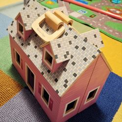 Melissa And Doug Wooden Doll House, Furniture & Dolls