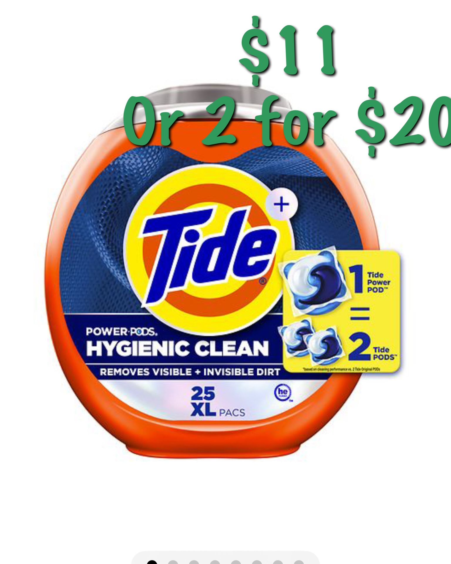 Tide Pods Hygienic Clean 25XL
