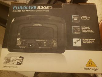 Behringer B205D Eurolive Powered PA System (150 Watts)