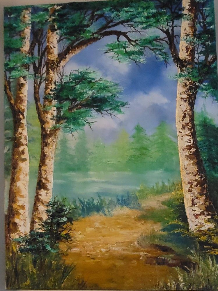 original oil painting art on canvas by zach castro. measures 16x24