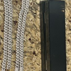 Diamond Necklace 5 ct tw Sterling Silver 22" and 20”Buy Now Discount Offers Available 
