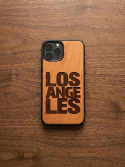 Custom California Laser-Engraved Wood iPhone Case – Outlets at Orange