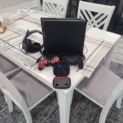 Ps4 With Scuf Controller,regular Controller,A10 Headset, AndExtension Set