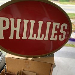 Phillies Metal Sign