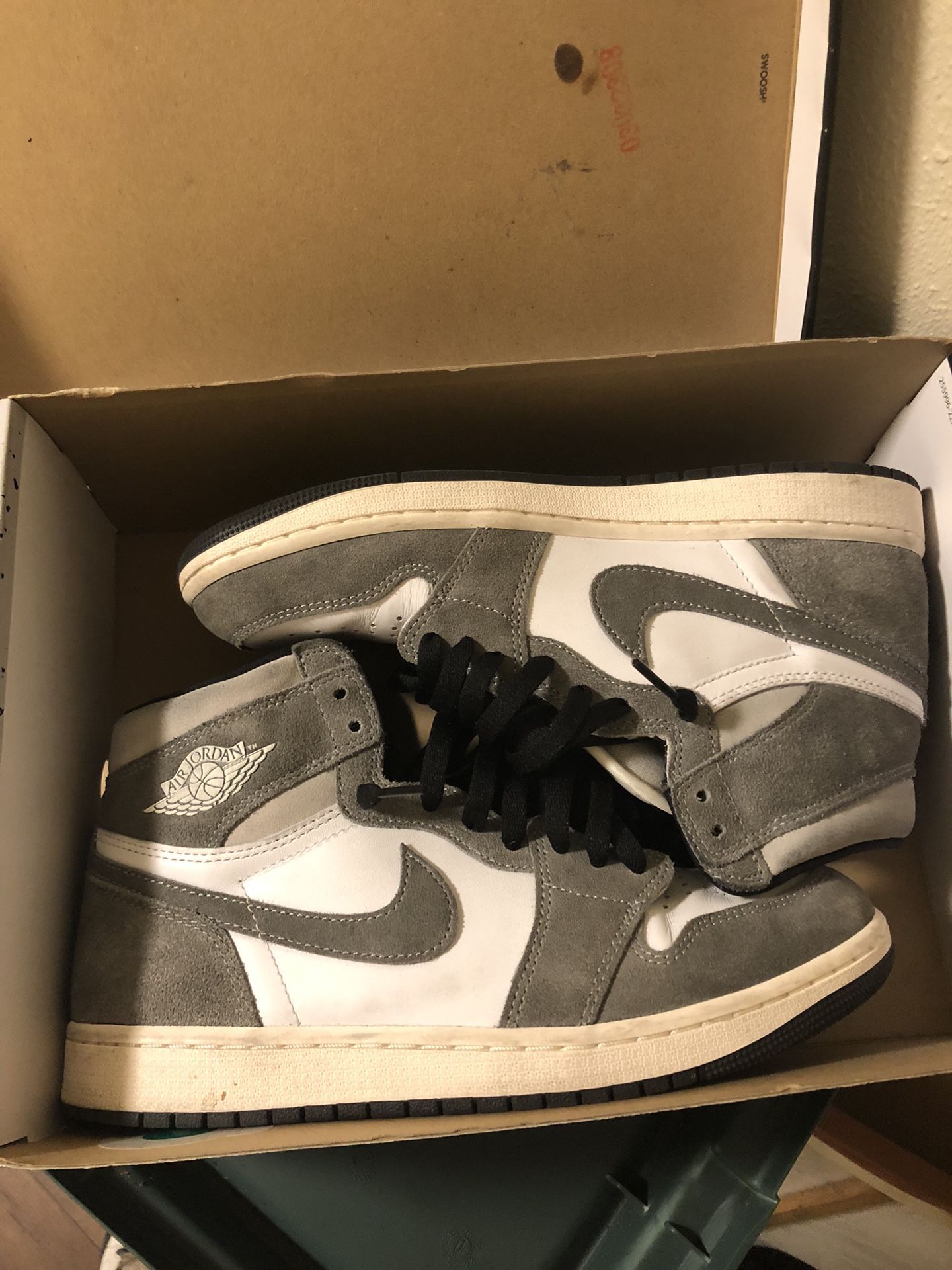 Washed Black Jordan 1s