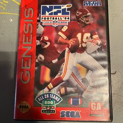 NFL Football '94 Starring Joe Montana Sega Genesis 