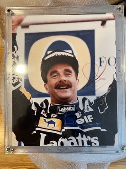 Nigel Mansell Signed 8X10