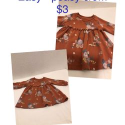 Dress Great Condition For Girls Size 6/9 months 💖💖💖firm Price OO