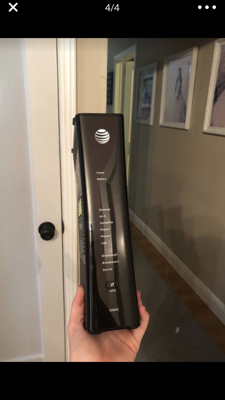 AT&T Modem and Router