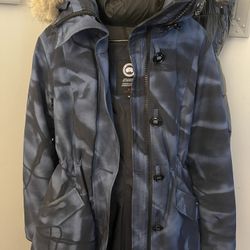 Canada Goose Rossclair Blue Camo Parka LIMITED EDITION