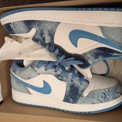Nike Air Jordan 1 Low Washed Denim (GS)