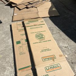 Free Wardrobe Boxes And Large Pieces Of Scrap Cardboard