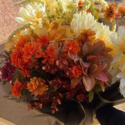 Fake Flower Fall Bouquet 