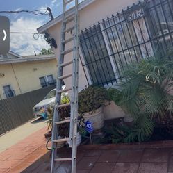 Excellent Condition, 24 Feet And More Sizes Available Aluminum ExtensionLadders