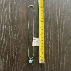 Indian Canyons Trading Post Turquoise Beaded Necklace Choker With Animal