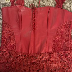 6XL Red Corset
