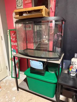 36 gal fish tank and stand