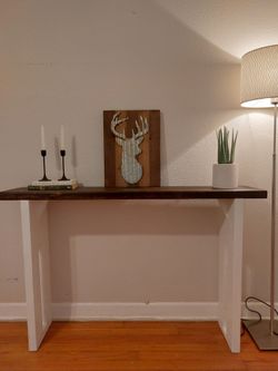 Wood Entryway Table