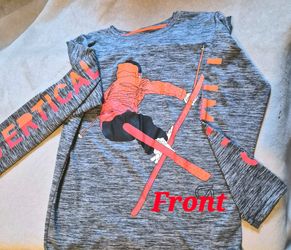 Kids Gap Long Sleeve Skier Graphic Shirt