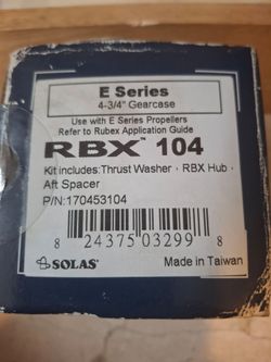 New Rbx 104 hub kit E series