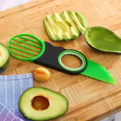 Avocado Slicer Tool • Cutter + Pit Remover + Slicer