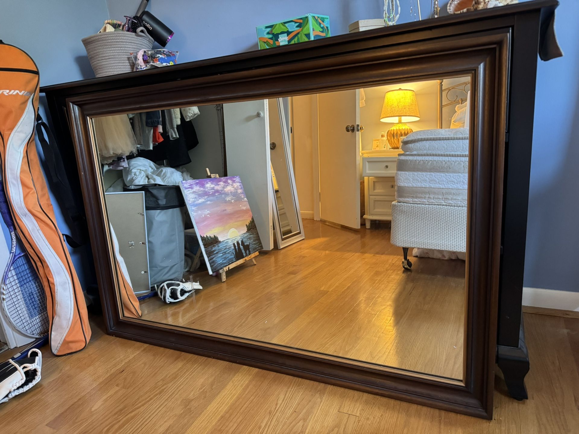 Antique Large Mirror