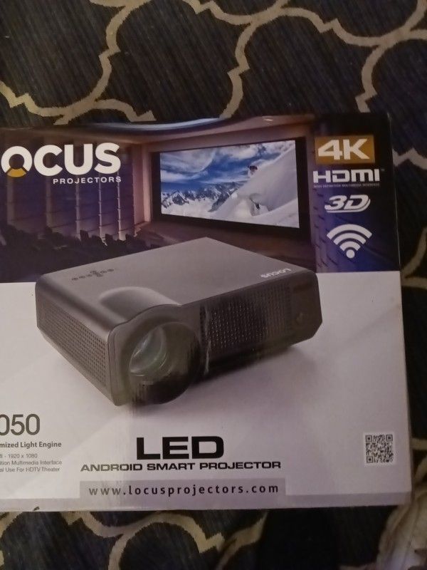 Locus Smart LED Wifi/Bluetooth Projector 