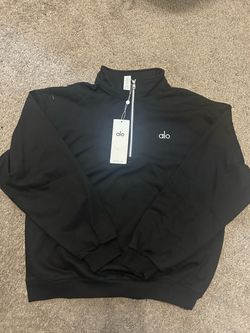 Alo yoga quarter zip black