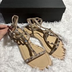 Rebecca Minkoff Georgina Studded Gladiator Sandals.