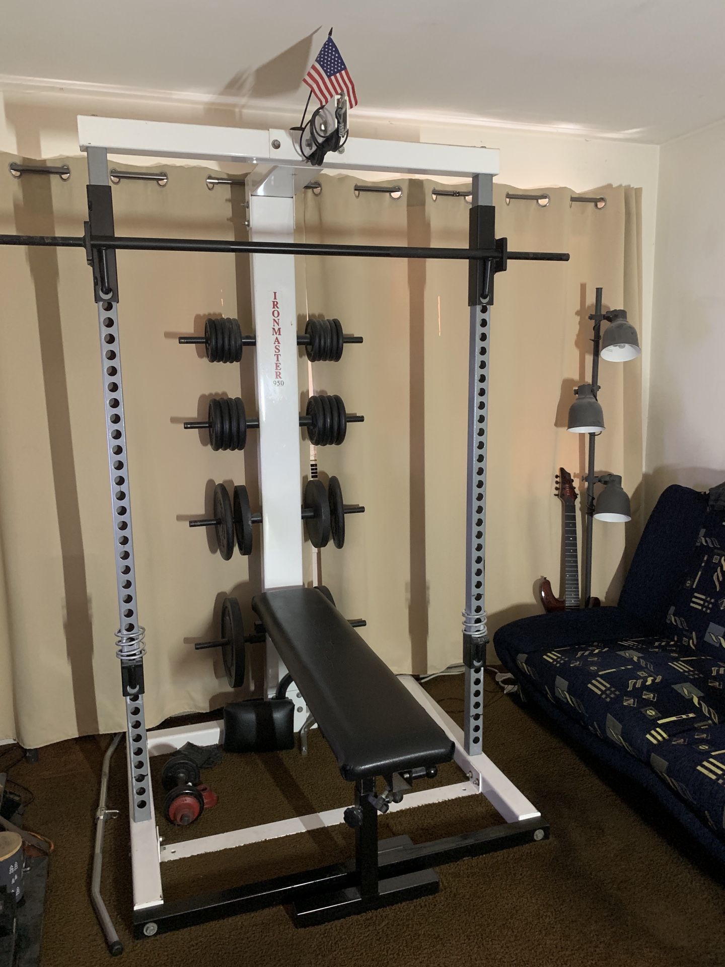 Ironmaster 950 + 350lb Weight Plates