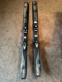 GOODE RAHU carbon fiber 189cm sticks, Rossi Axial3 bindings