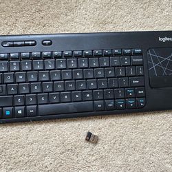 Logitech wireless keyboard And Mouse  Pad