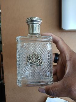 Vintage Ralph Lauren Safari for Men glass perfume bottle