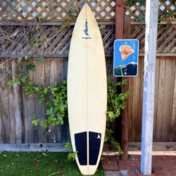 6’10 Becker Hybrid  Midlength Surfboard Surf Board (not Channel Islands Ci Mid Twin Fin Fish Lost 