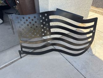 Metal American Flag Doors For jeep Wrangler (x2)
