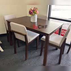 Dining table set with 4 chairs 
