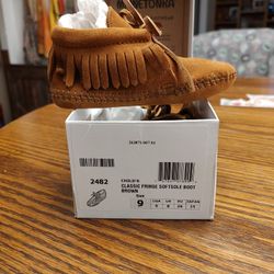 Childs Fringe Softsole Moccasins 