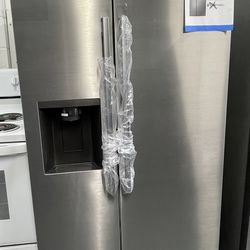 LG side by side refrigerator 27 cu ft in stainless steel