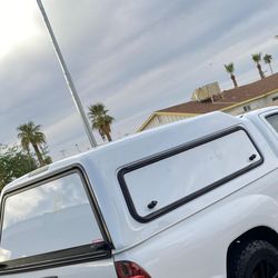 Utility Camper Shell w/ Side Tool Boxes & Drawers – Fits Toyota Tacoma 6ft Bed