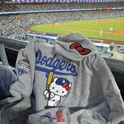 Hello Kitty Dodgers Hoodie 