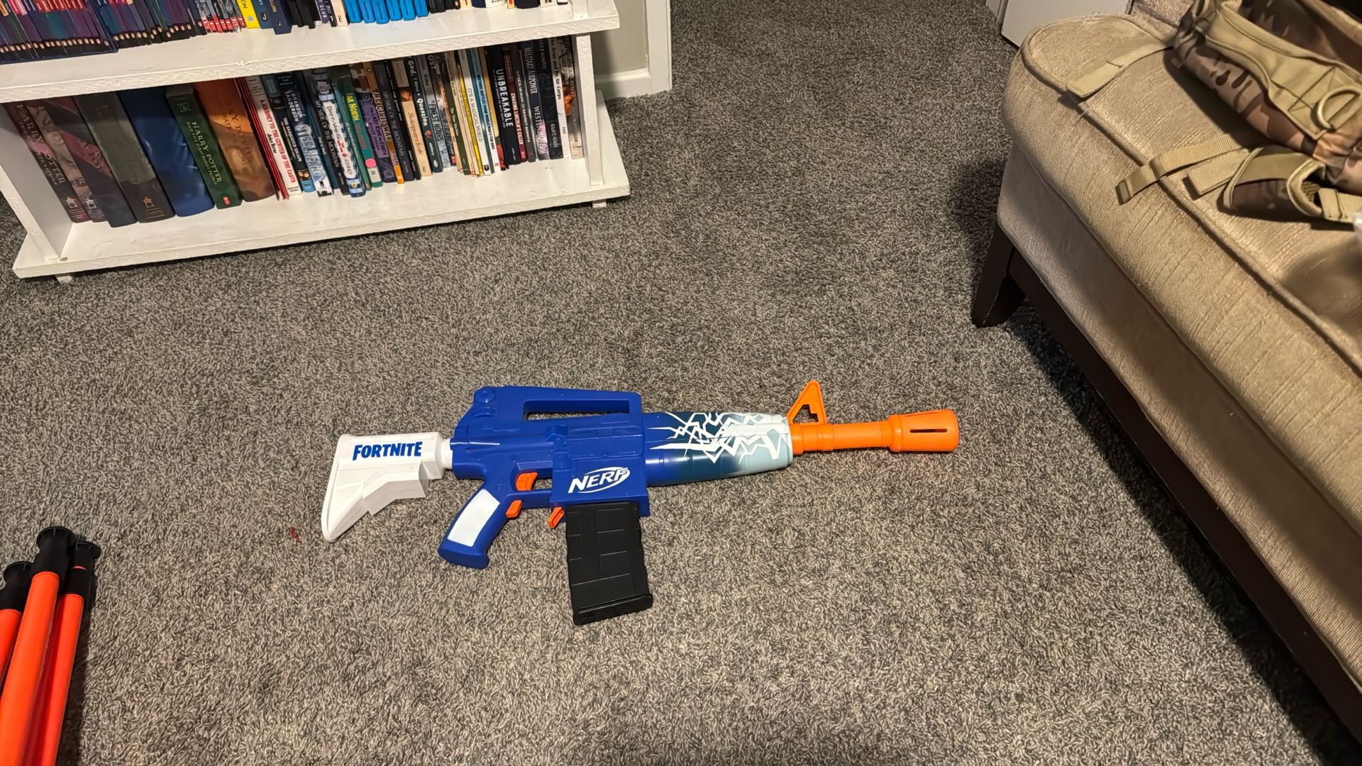 Nerf Fortnite Blue Shock Nerf Gun
