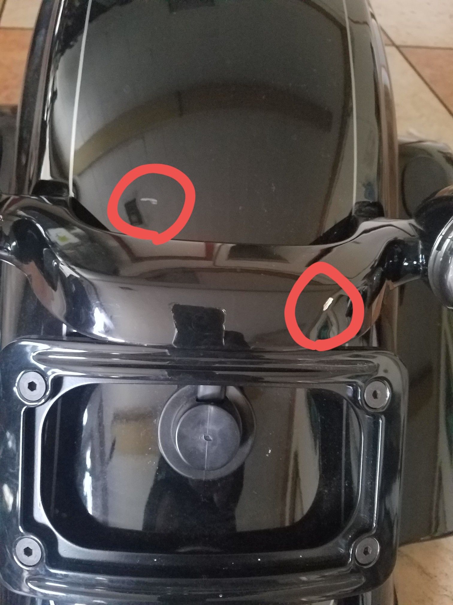 2016 Street Glide back fender