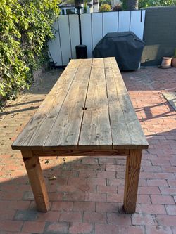 Outdoor Farm Table