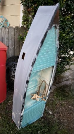 5 foot handmade boat indoor outdoor decor