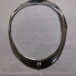 925 Silver Mexican Necklace Latch Open And Close On Top Use